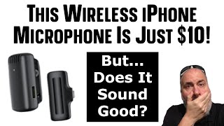A $10 Wireless Microphone? Can A Cheap Inexpensive iPhone Mic Sound Good? Joey O'Connor 843Media.com