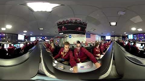 NASA InSight Mission Control Mars Landing Celebration (360 video)