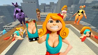DETONATE Miss Delight LOVE POOL PARTY! Fredina and Miss Delight Party in Garry's Mod