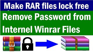 How to Remove Password from Internal WinRAR files Without Software | Remove Password from RAR file