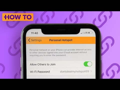 How to set up an iPhone hotspot and sharing