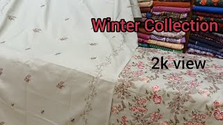 587_Designer Bareeza 3P Soft Winter Marina Karhai Shirt Karhai Shawl Wholesale Uk Usa