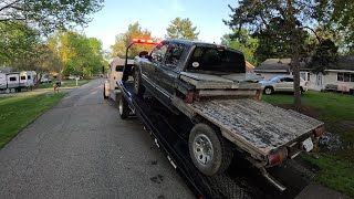 How to Tow a Truck (using chains only)