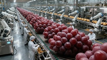 Inside a Modern Wine Factory: From Vineyard Grapes to Bottled Wine (Full Production Process)