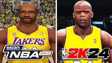 3-Pointer With Shaq In Every NBA2K