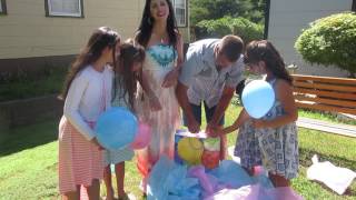 Gender Reveal after four girls of  Baby 5