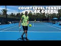 Alexander Zverev Court Level Practice 2024  Groundstrokes Serves  Volleys 4K 60FPS