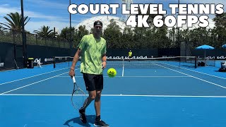 Alexander Zverev Court Level Practice 2024 | Groundstrokes, Serves & Volleys (4K 60FPS)