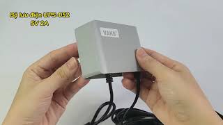 Bộ lưu nguồn điện dự phòng mini UPS-052 - 5V 2A
