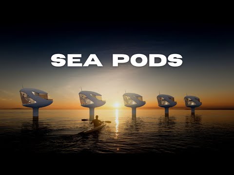 The SeaPods - Floating Homes Will Give You a Luxury Eco Friendly Residence on the Sea.