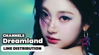 CHANNELS - Dreamland (Line Distribution) |AI ORIGINAL SONG