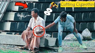 Cutting People's Cigarettes PRANK | STOP Smoking Prank (Part 1) By Prank Store