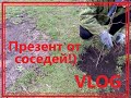 Презент от соседей!) Переставляли мебель. Переехали жить в село!)