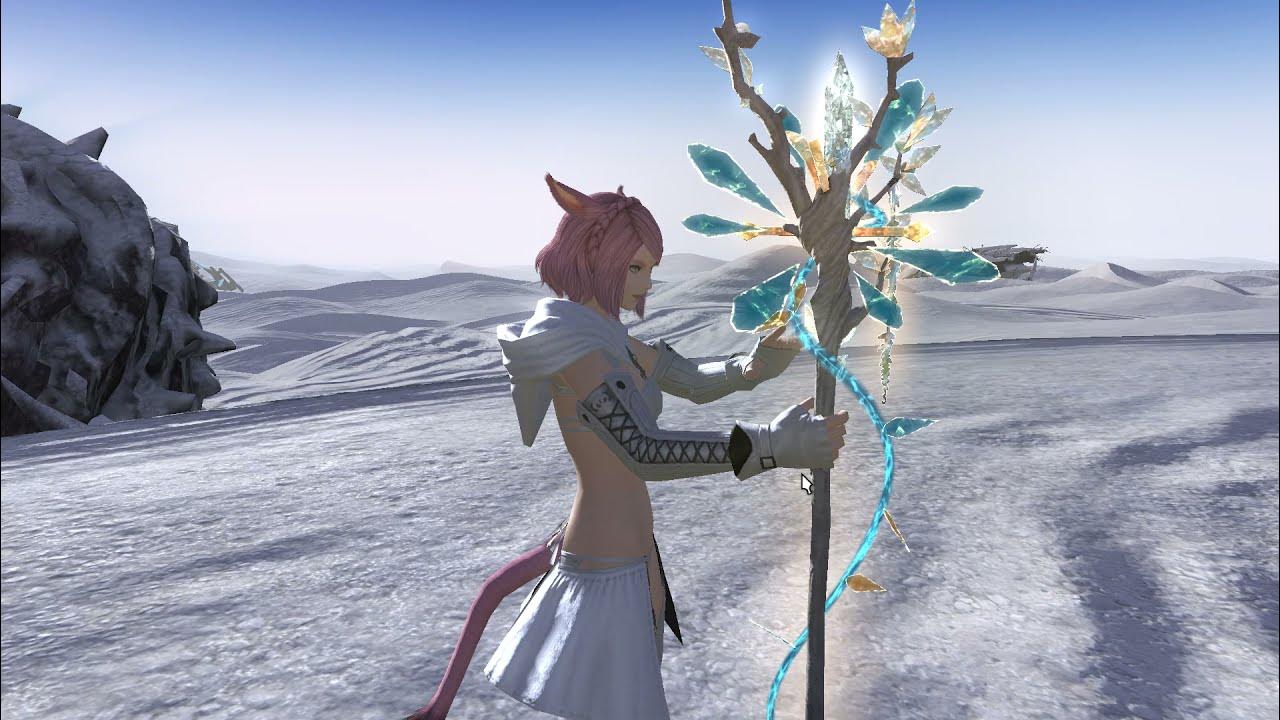 FFXIV Shadowbringers White Mage Relic Weapon YouTube