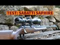 Test con carabina Sabatti SAPHIRE