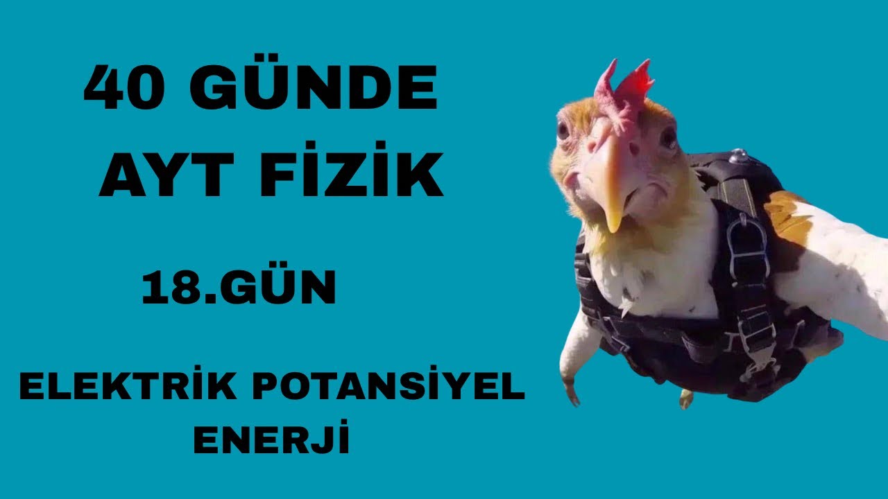 ELEKTRİK POTANSİYEL ENERJİ | 40 GÜNDE AYT FİZİK