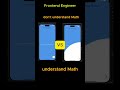 Frontend Engineer who doesn't understand math vs who understand Math #flutter #mobileapp #ux #math