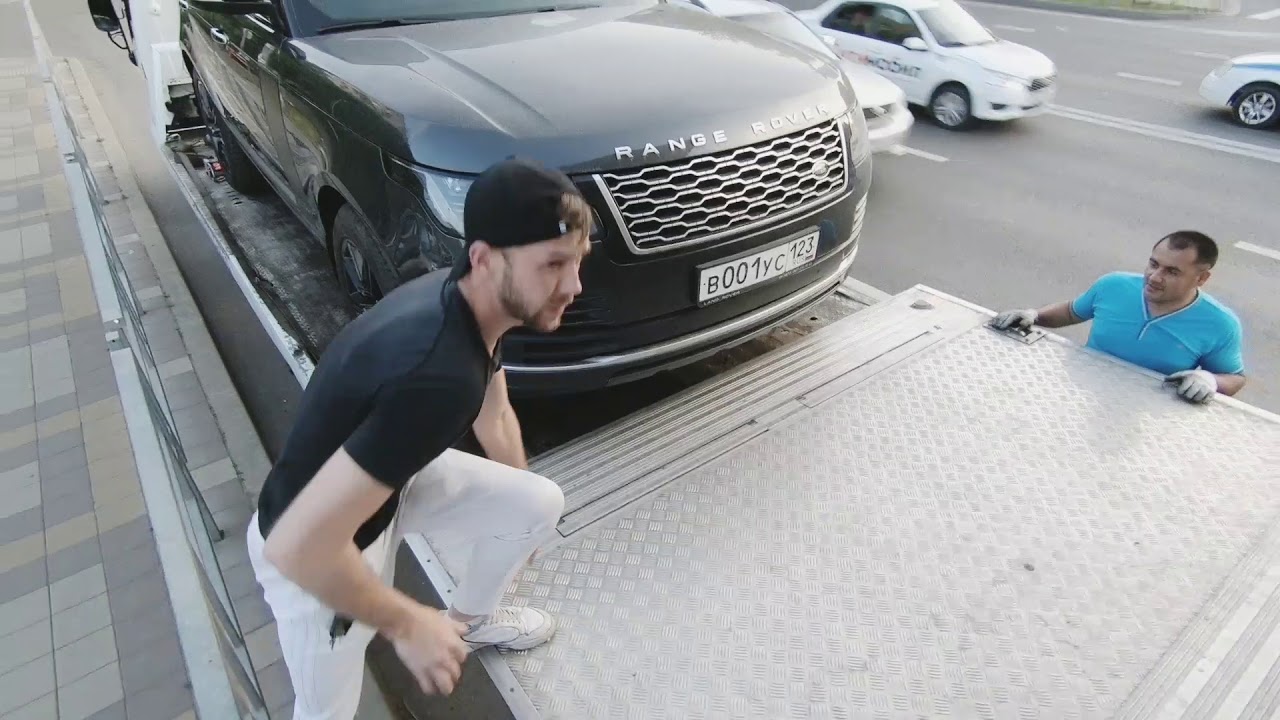 Перевозка range rover vogue , с Краснодара в Сургут на мерседесе # ...
