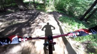 Highland Mountain Bike Park  Bone Saw Crash 2015