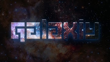 Galaxy Text Effect In Photoshop