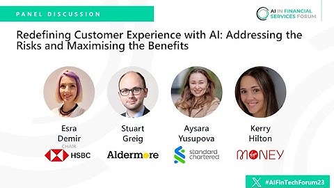 AI in Financial Services Forum 2023 - Redefining customer experience with AI