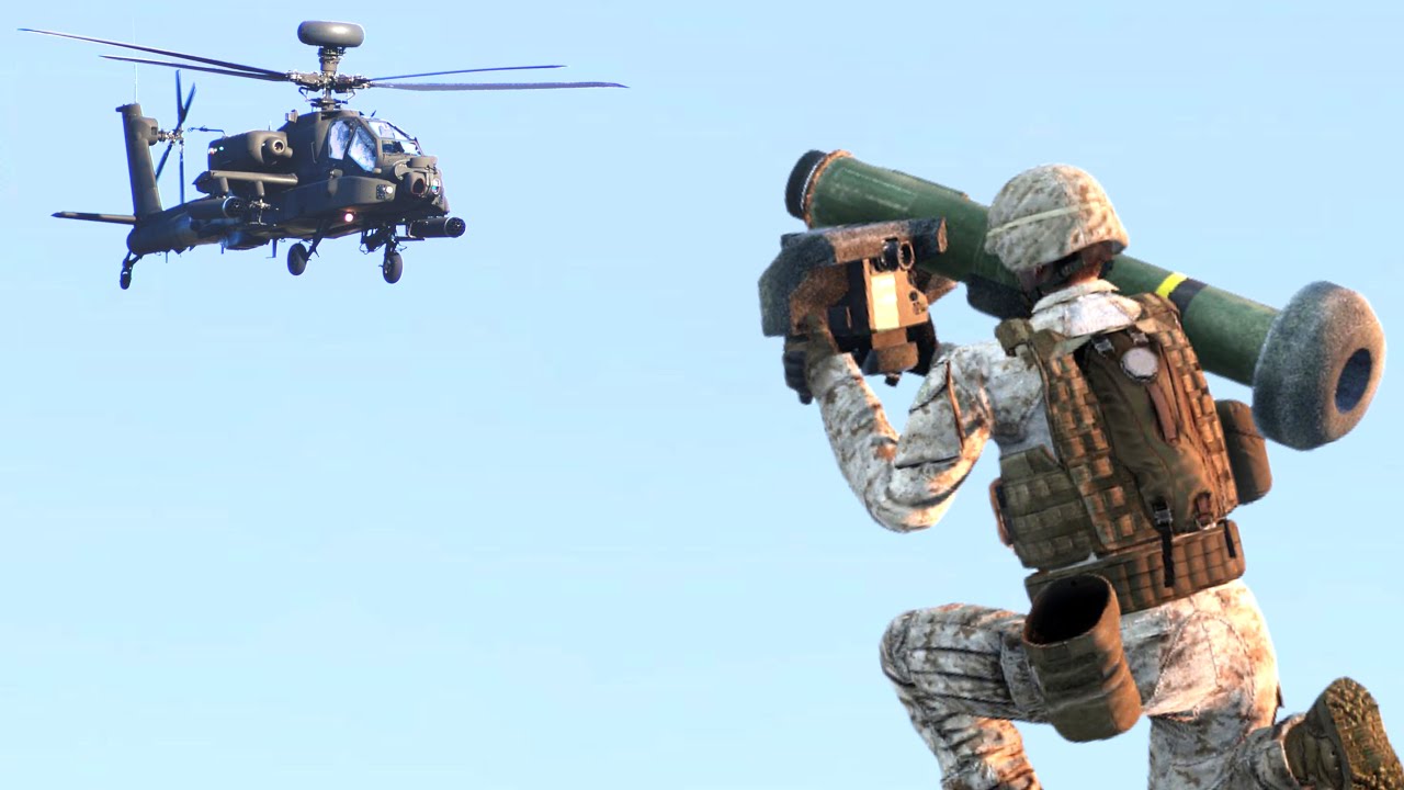 Ka52 Attack Helicopter Shot Down by Javelin Missile Russia vs