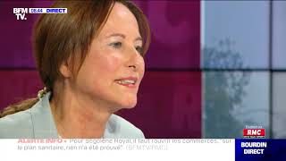 Ségolène Royal face à Jean-Jacques Bourdin en direct