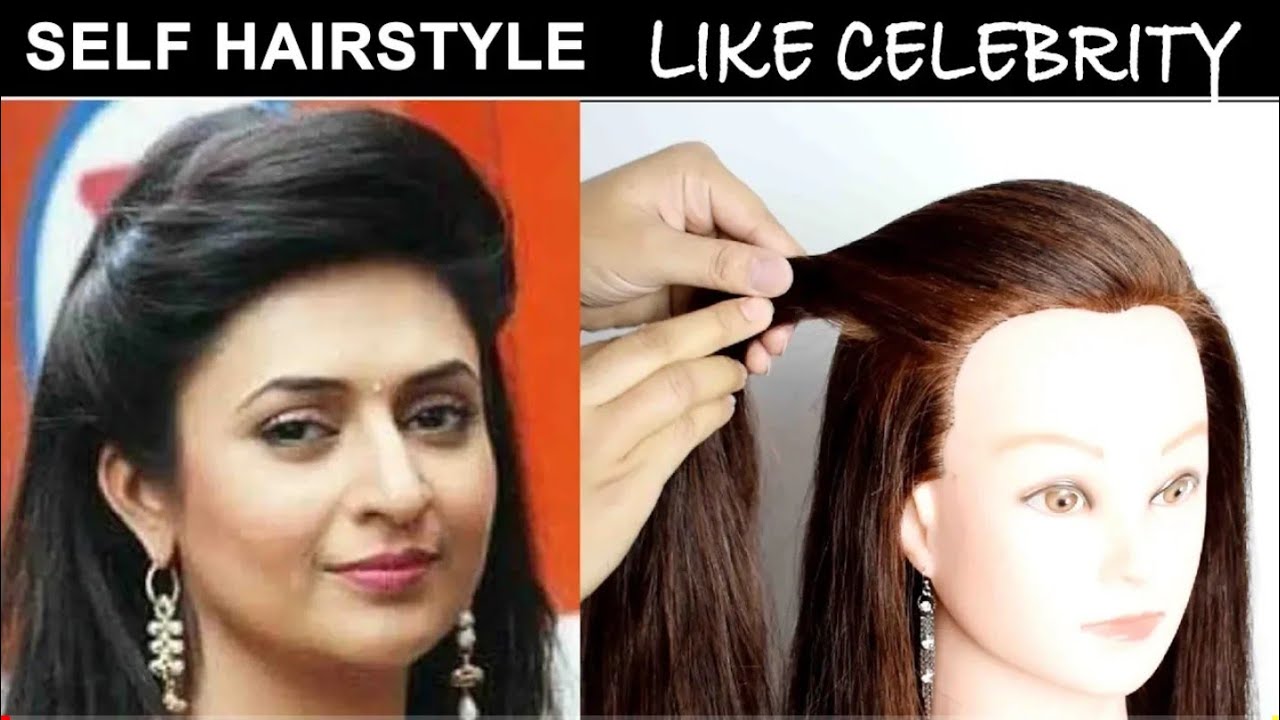 Celebrity Hairstyle Open Hairstyle For Party Gown Lehenga Saree Wedding New Hairstyle Youtube