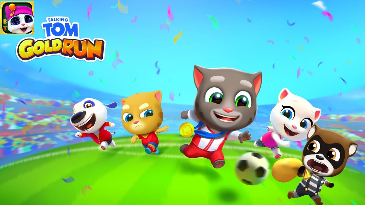 Non - Stop Talking Tom Gold Run Live Gameplay