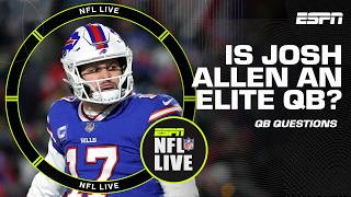 QB Questions: TRUST in Goff? Josh Allen an ELITE QB? Fields OR Wilson in Pittsburgh? | NFL Live