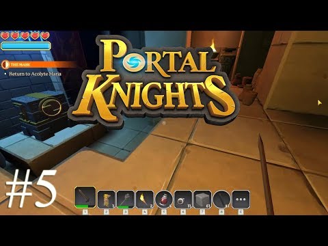 Let's Play Portal Knights -  The Old Tombs (Part 5)