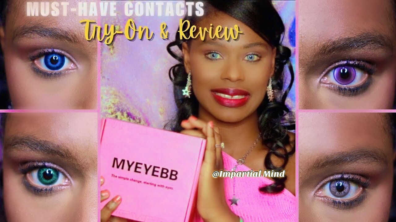 👁 MYEYEBB Must-Have Coloured Contacts: Try-On & Review - On Dark Brown Eyes 👁