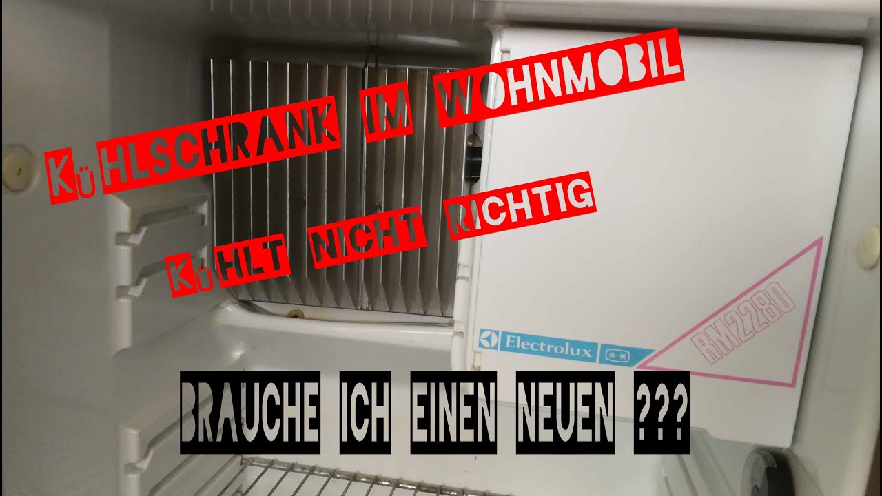 Wohnmobilkühlschrank kühlt nicht mehr richtig, muß ein ...