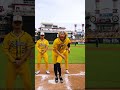 Bananas just wanna dance💃🍌#heyya #outkast #dance #baseball  #shorts #bananaball  #savannahbananas