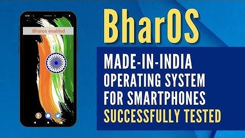 भारत का ऑपरेटिंग सिस्टम। India