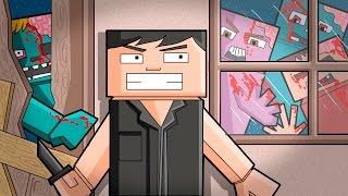 MINECRAFT THE CRAFTING DEAD #05 - CONSTRUÍNDO A NOSSA PRIMEIRA BASE