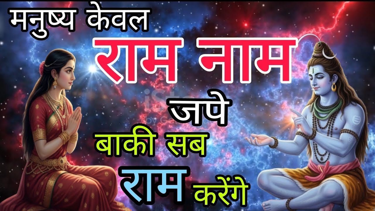 मनुष्य केवल राम नाम जपे बाकी सब राम करेंगे जानिए शिव पार्वती संवाद मे