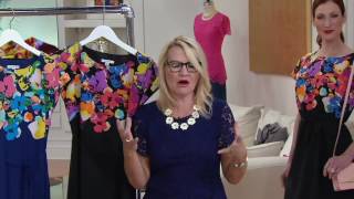 Isaac Mizrahi Live Engineered Watercolor Print Dress On Qvc