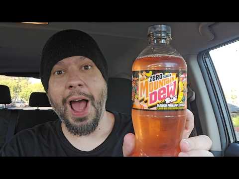 CarBS - Mountain Dew Trolli Mango Pineapple Punch Zero Sugar Soda Review