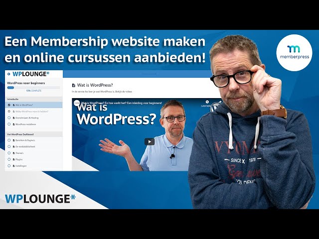 Een online cursus website maken met MemberPress