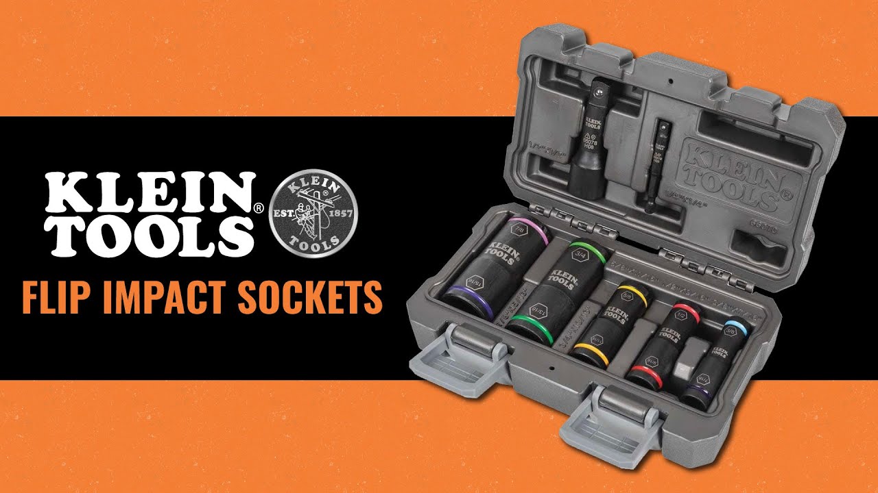 Klein Tools Flip Impact Socket Set 7pc [66070]