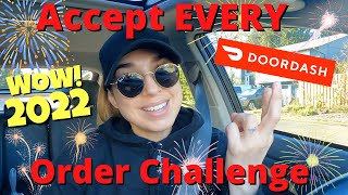 DoorDash Driver  | Accept Every Order Challenge!