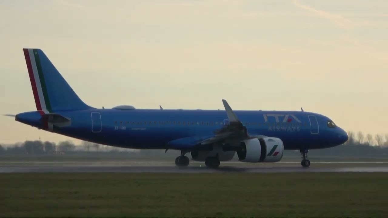 ITA Airways A320Neo at Schiphol