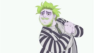 Beetlejuice finally kisses “Adam”… (Comic dub)
