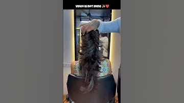 TRENDING AND EASY HAIRCUT ✨👀🎀#hairstyles #hairstyleforgirls #trending #haircut #haircare #shorts