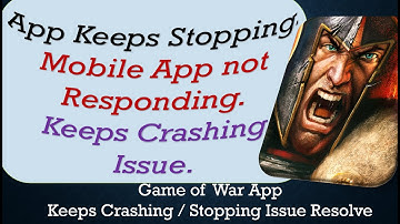 How To Fix Game of war App Keeps Stopping | Keeps Crashing Problem | Problem Resolved