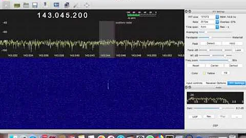 Perseids meteor scatter using GRAVES radar signal (143.050 MHz LSB)