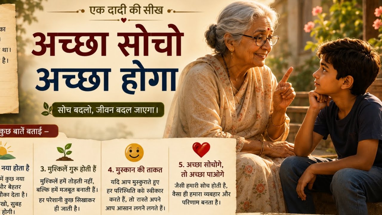 अच्छा सोचो, अच्छा होगा || Motivational Story | inspirational video || Moral of story || I Am Yoddha
