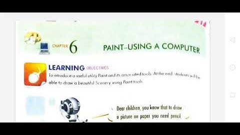 Chapter 6 PAINT - USING A COMPUTER