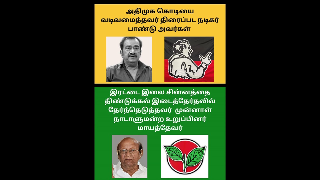 🗳️ AIADMK Political Symbol & Flag | The Creators Behind It | Tamil Nadu Politics 